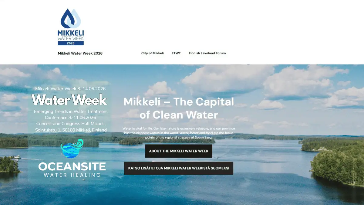 Mikkeli Water Week 2026 Conference 9.-11.06.2026